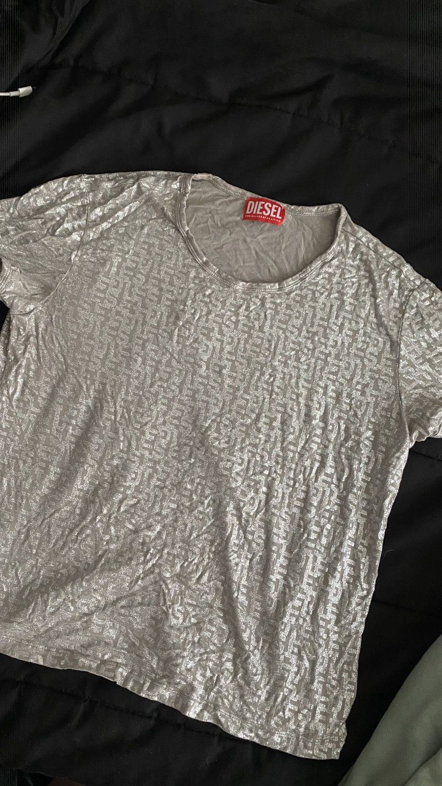 Diesel Diesel metallic crew neck Size XXS / US 00 / IT 34 - 2 Thumbnail