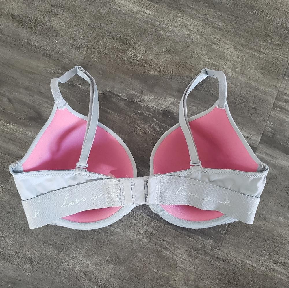 Designer Light Blue Banded VS Bra Size ONE SIZE - 2 Thumbnail