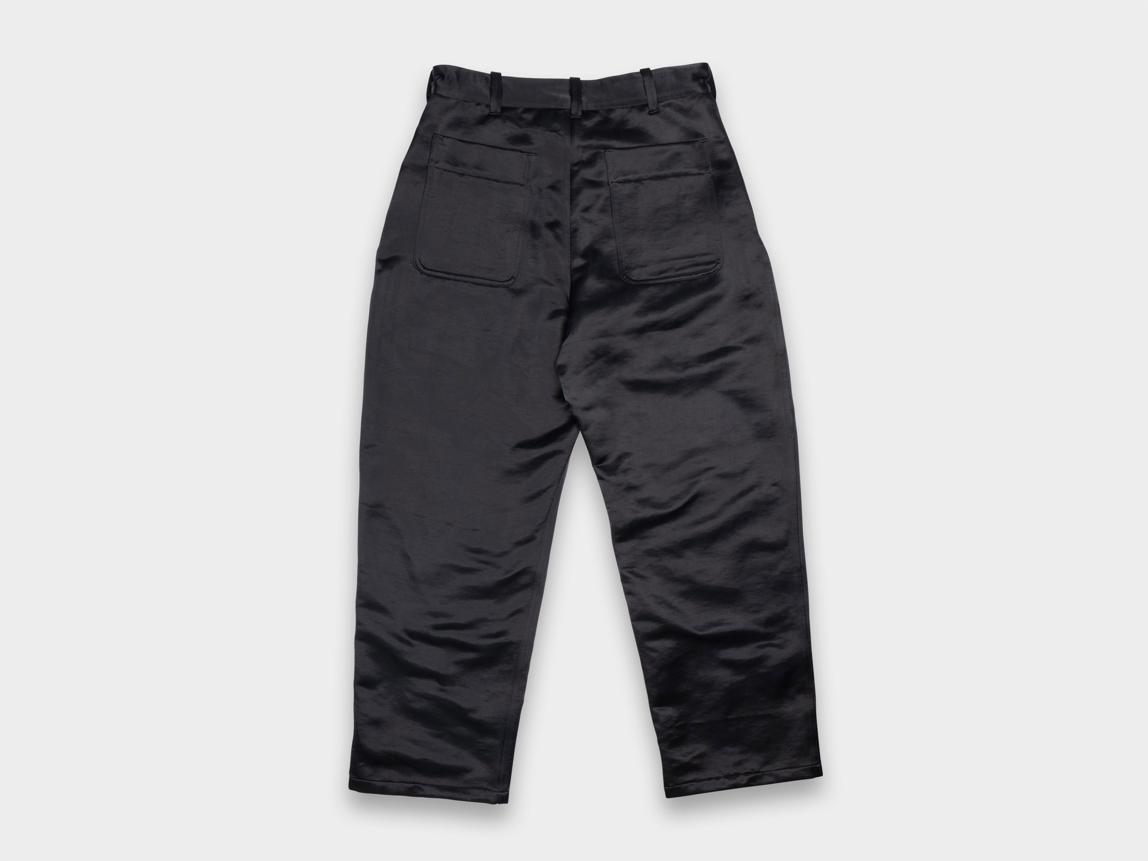 MAN-TLE R17J6 "Jebok Pants" Black Double Face Size US 34 / EU 50 - 3 Thumbnail