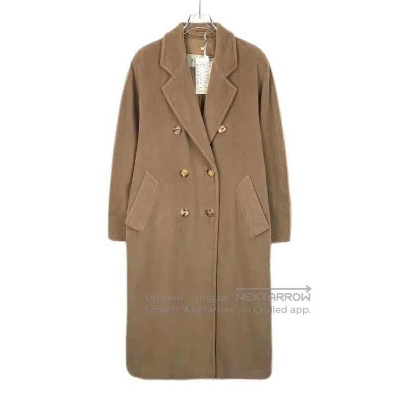 Max Mara MaxMara Brown Wool Women's Overcoat . Size S / US 4 / IT 40 - 1 Thumbnail