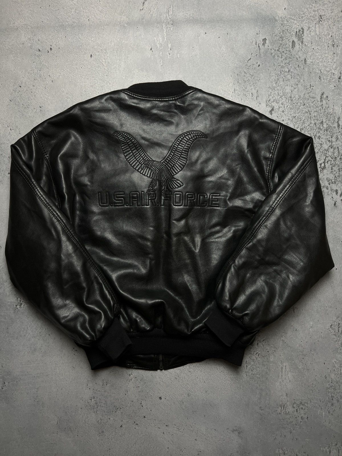 Vintage Antica Bottega U.S.A Air Force Zip-Up Archive Jacket 90s 00s Size US XL / EU 56 / 4 - 3 Thumbnail