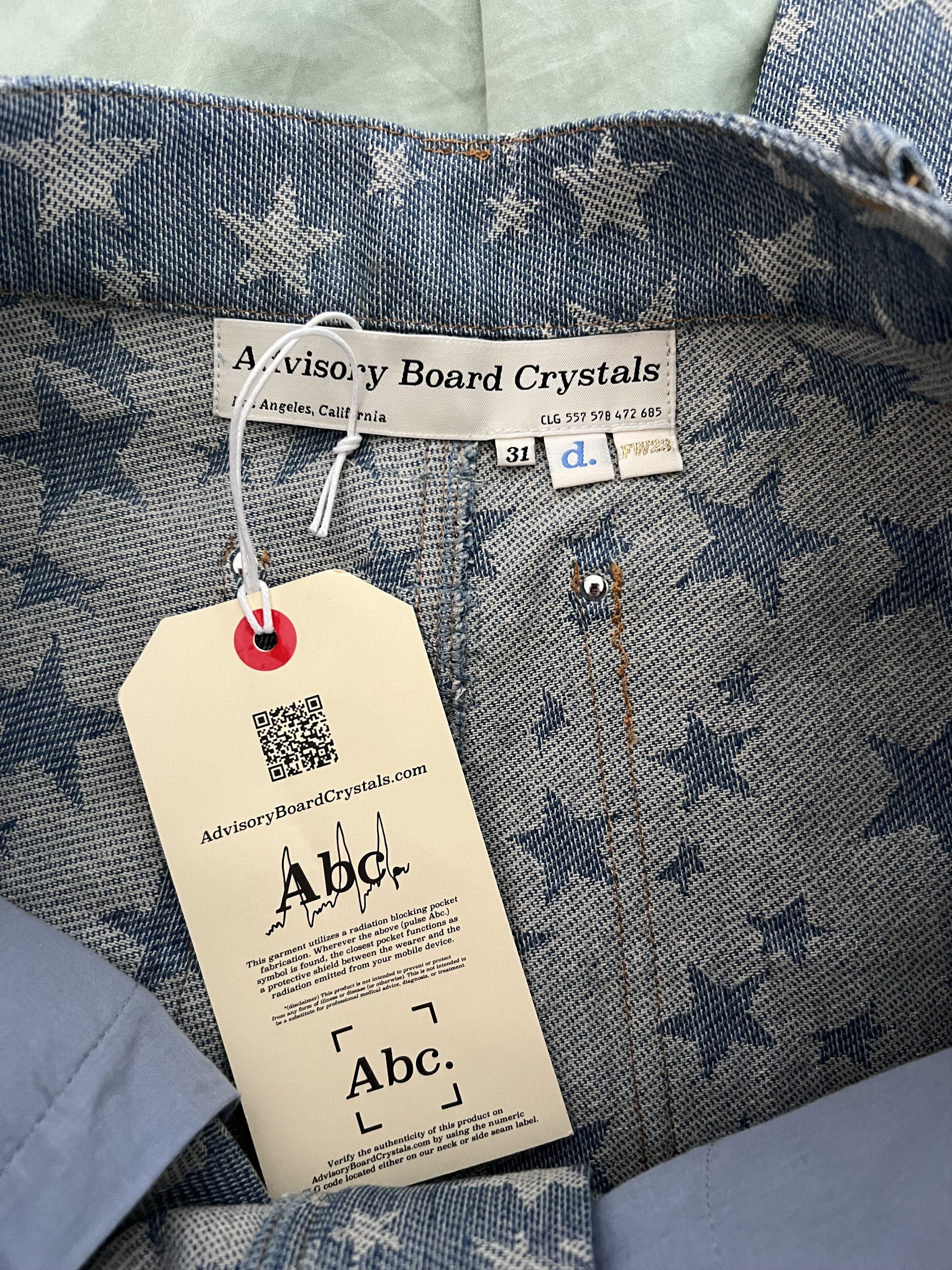 Advisory Board Crystals Advisory Board Crystals Abcd. Crystal Rivet Double Knees Size US 31 - 7 Thumbnail