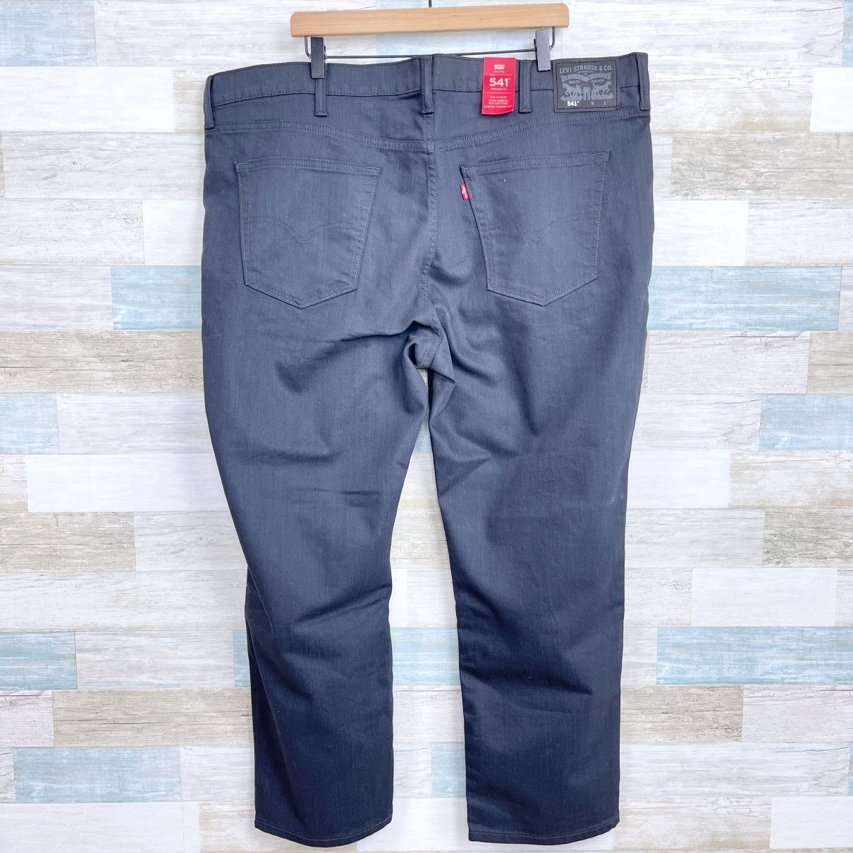 Levi's Levis 541 Big & Tall Athletic Fit Jeans Gray Mens 46x30 Size US 44 / EU 60 - 4 Thumbnail