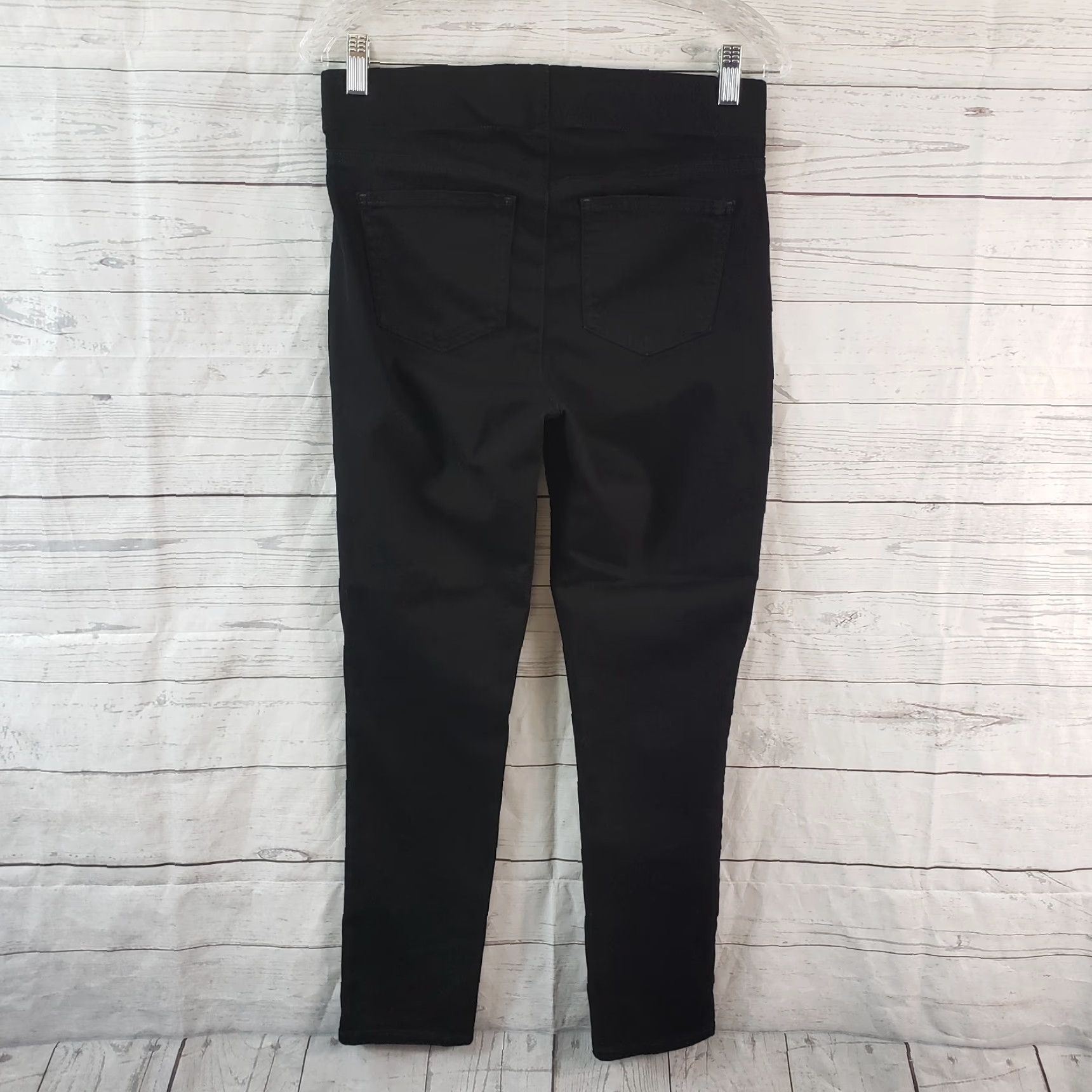 NYDJ NYDJ Womens Jeans Pull On Skinny Size 4 Black Mid Rise Denim Cotton Blend 26.5in Inseam Womens Size 27" / US 4 / IT 40 - 3 Thumbnail