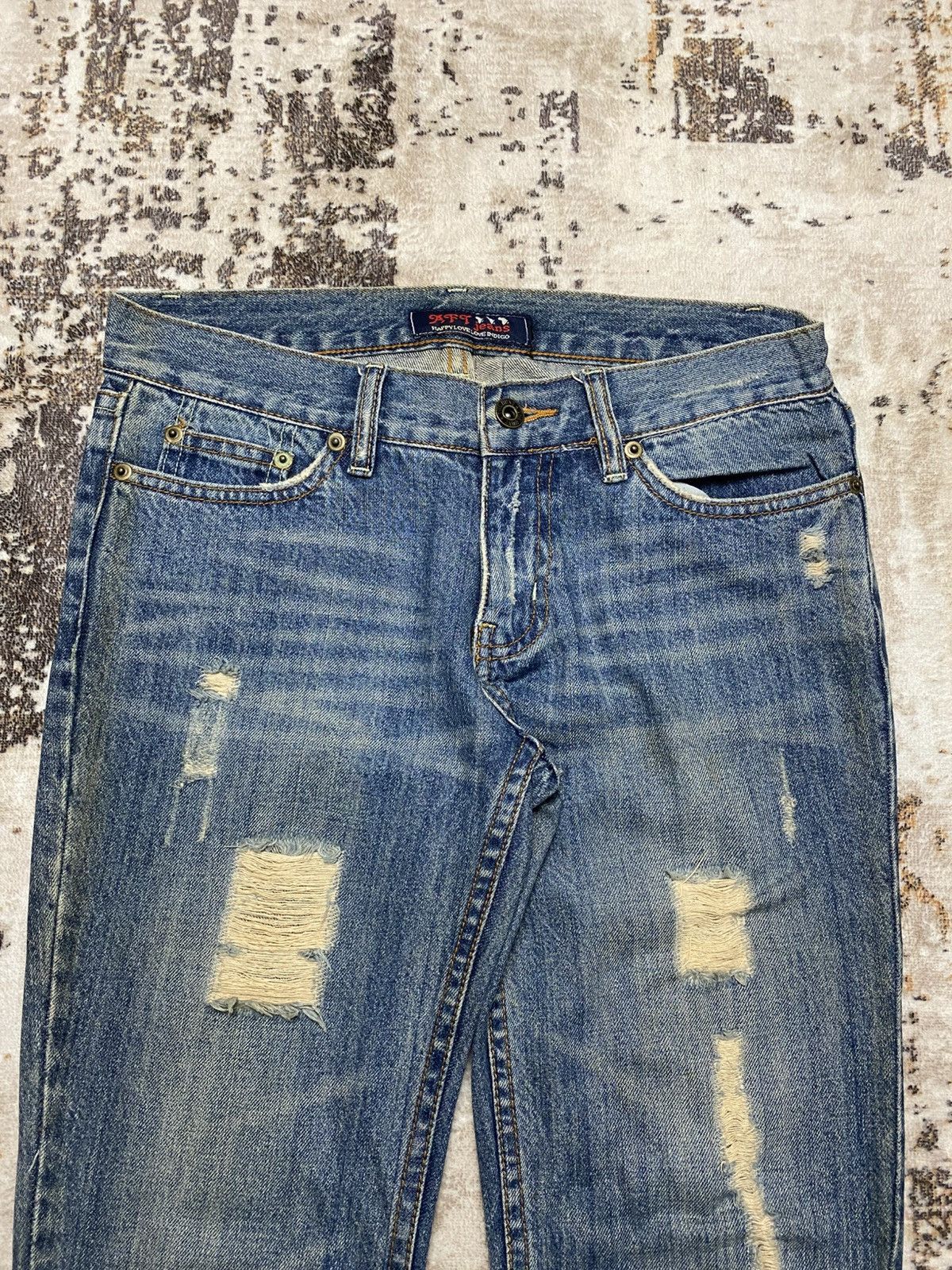 Hysteric Glamour Rusty Bootcut Distress Denim Size US 30 / EU 46 - 3 Thumbnail