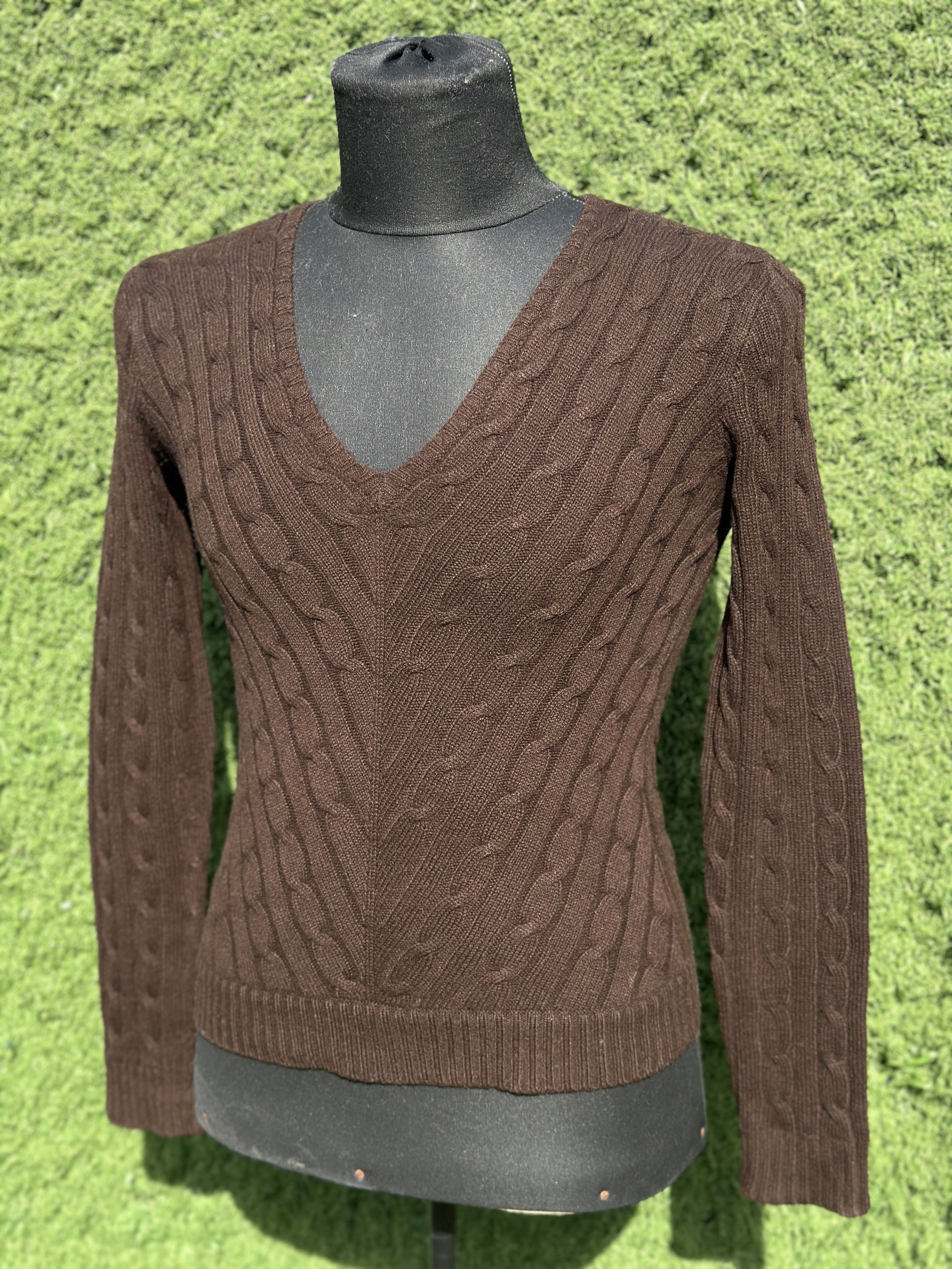 Ralph Lauren Black Label Ralph Lauren Black Label Cashmere Knit V Neck Sweater Slim M Size M / US 6-8 / IT 42-44 - 6 Thumbnail