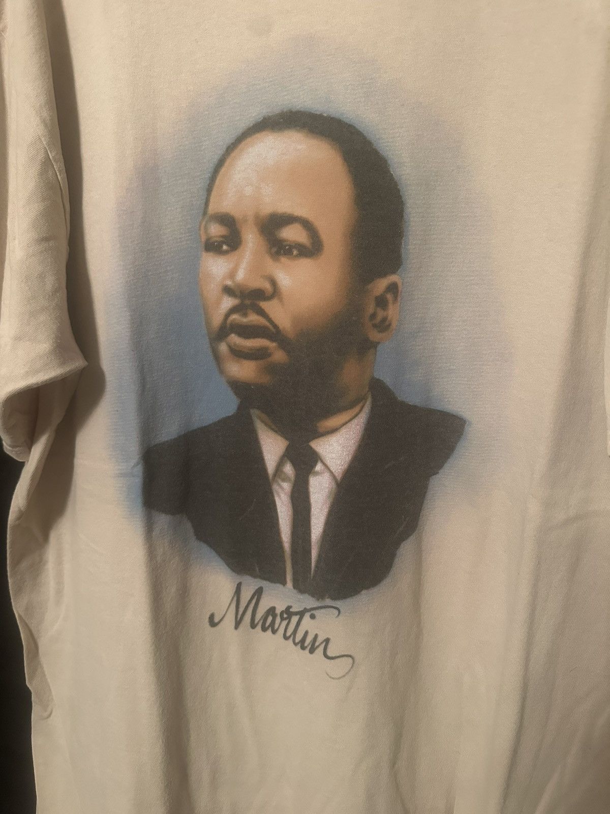Supreme Supreme 2003 MLK AirBrush T-Shirt Size US XL / EU 56 / 4 - 2 Thumbnail