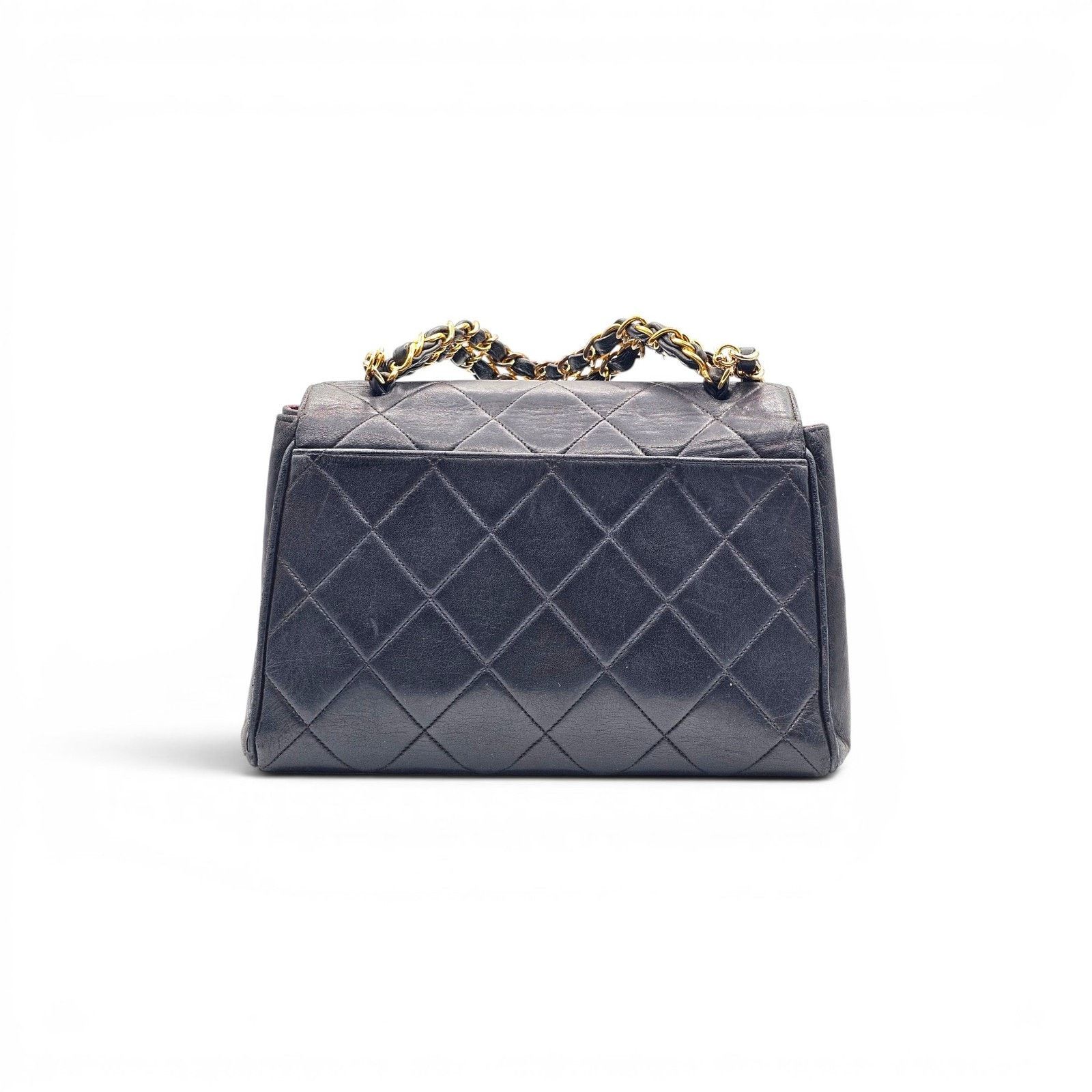 Chanel Black Quilted Lambskin Flap Shoulder Bag with Gold Hardware Size ONE SIZE - 2 Thumbnail