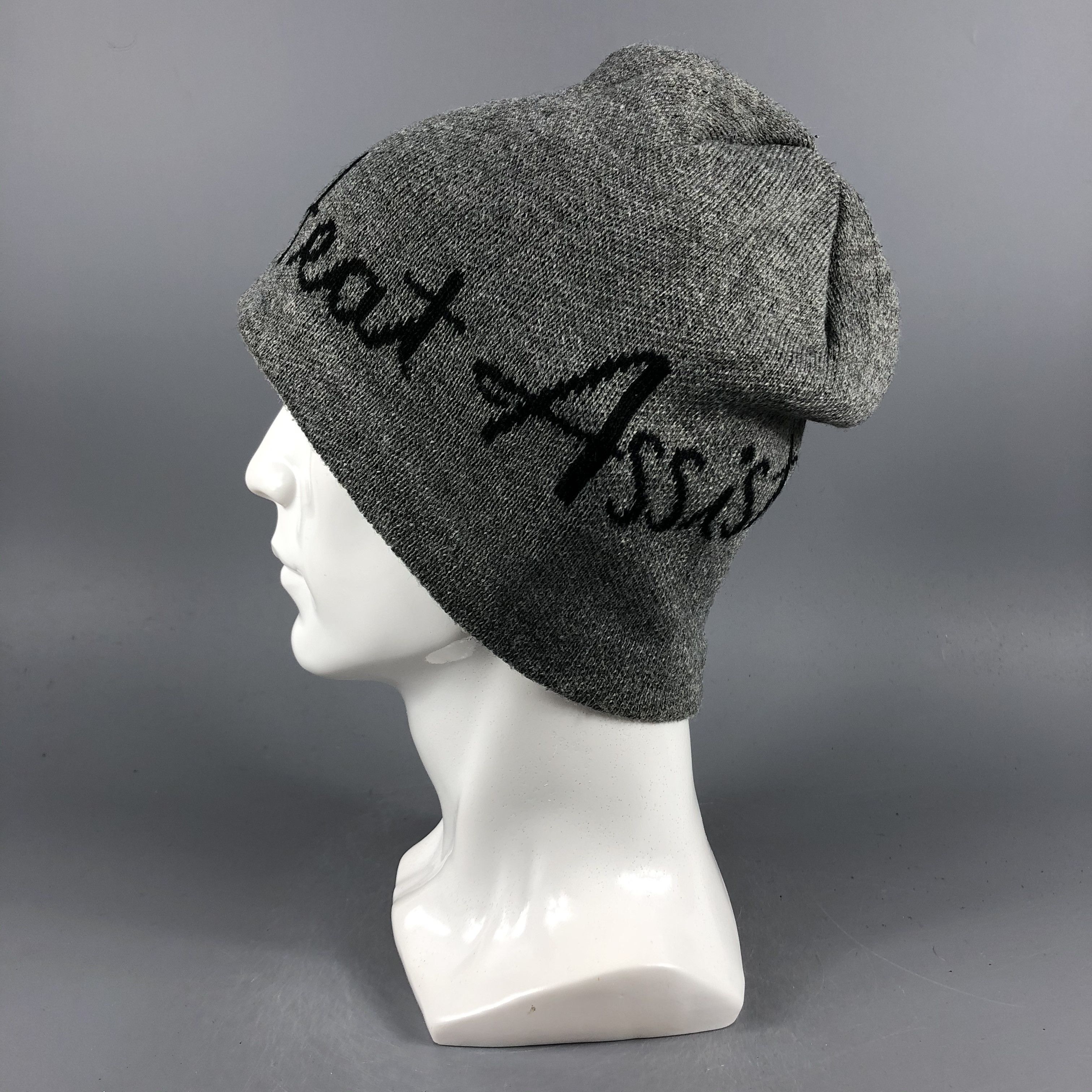 Vintage Heat Assist Gray Beanie Snow Hat Snow Cap -D1189 Size ONE SIZE - 1 Thumbnail