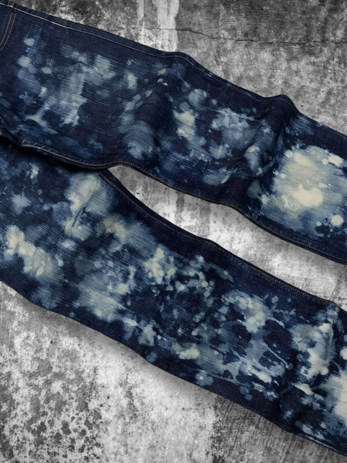 Japanese Brand Vintage Japan Designer Hare Exclusive Design Bleach Denim Size US 32 / EU 48 - 5 Thumbnail