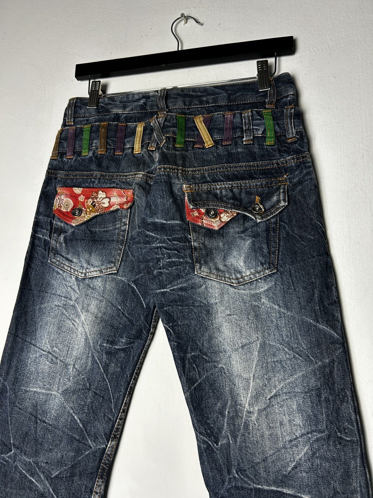 If Six Was Nine Nylaus double waist sick design grunge punk japanese style Size US 29 - 10 Thumbnail