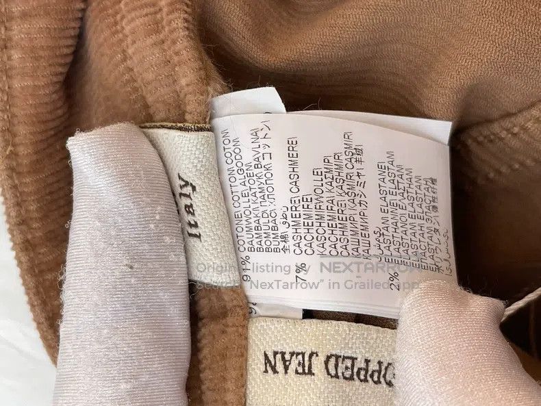 Brunello Cucinelli Brunello Cucinelli Khaki Cotton Beaded Casual Pants Size 28" / US 6 / IT 42 - 3 Thumbnail