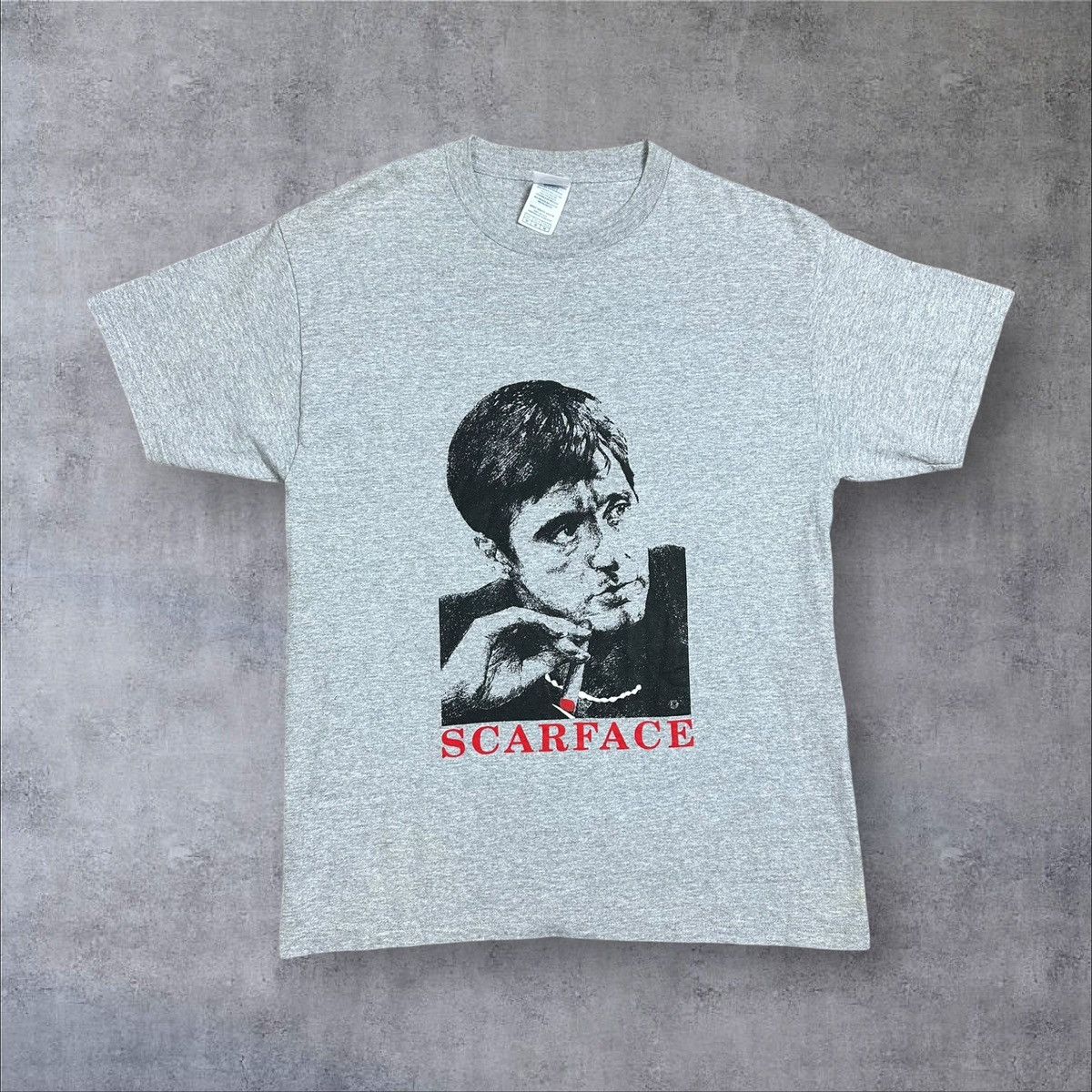 Delta × Vintage Vintage Scarface Tony Montana Smoke T shirt Tee Size US M / EU 48-50 / 2 - 1 Thumbnail