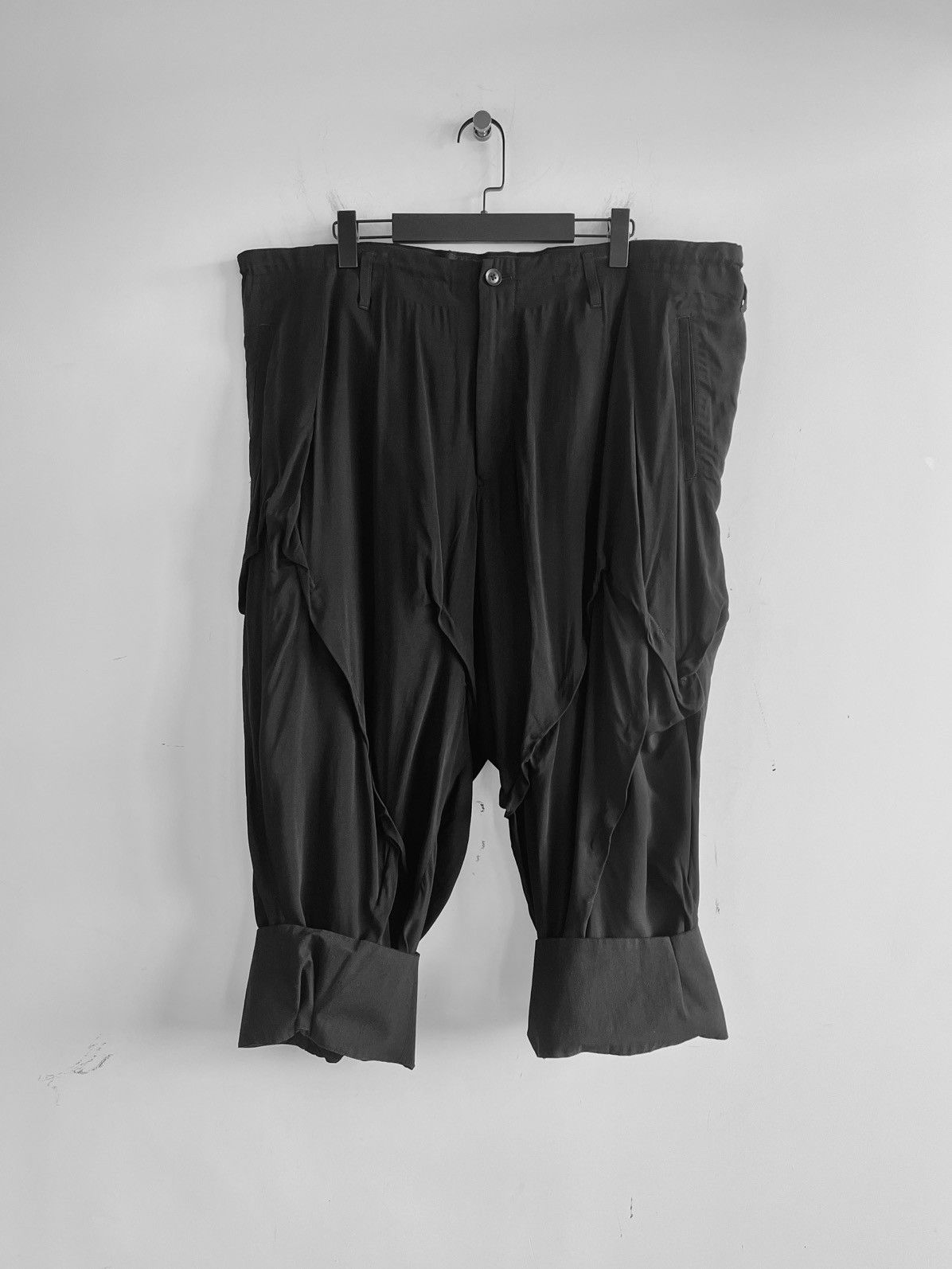 Yohji Yamamoto Pour Homme - Ta/TUXEDO RANDOM TUCK PANTS