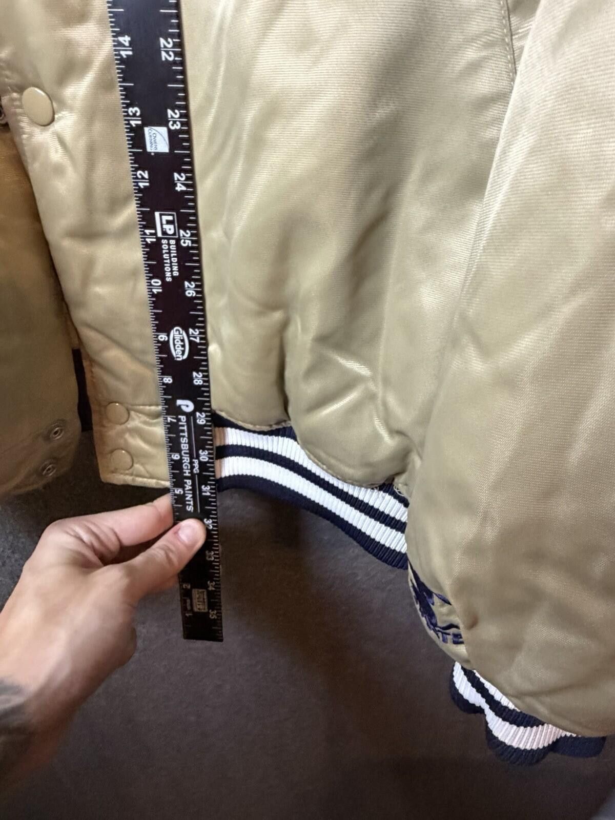 Starter Vintage STARTER New York Yankees Jacket 2XL Champagne New Size ONE SIZE - 11 Thumbnail