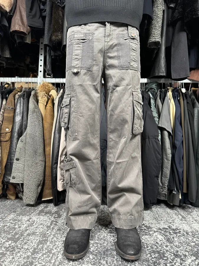 Dolce & Gabbana SS2003 Dolce & Gabbana Grey Cargo Pants Size US 32 / EU 48 - 2 Thumbnail
