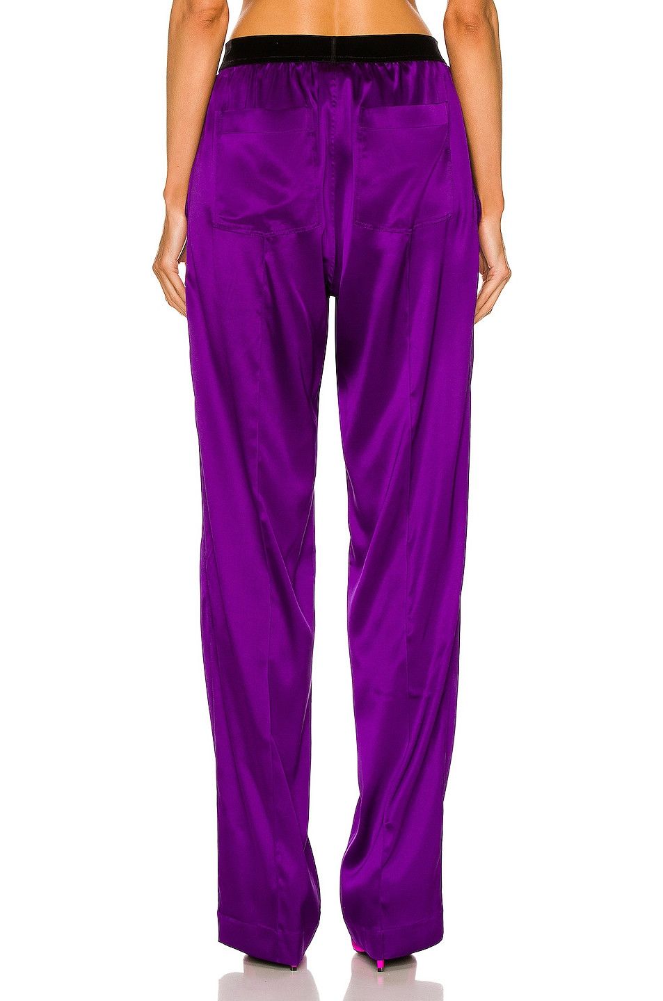 Tom Ford o1y0126 Logo Sweatpant in Purple/Black Size 30" / US 8 / IT 44 - 3 Thumbnail