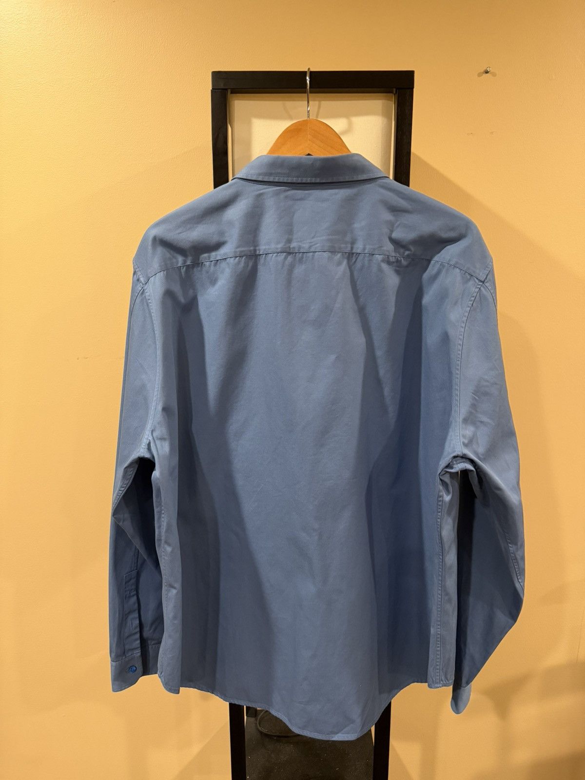 Loewe Loewe “Ash Blue” Anagram Emboidered Pocket Logo Button Shirt Size US XL / EU 56 / 4 - 5 Thumbnail