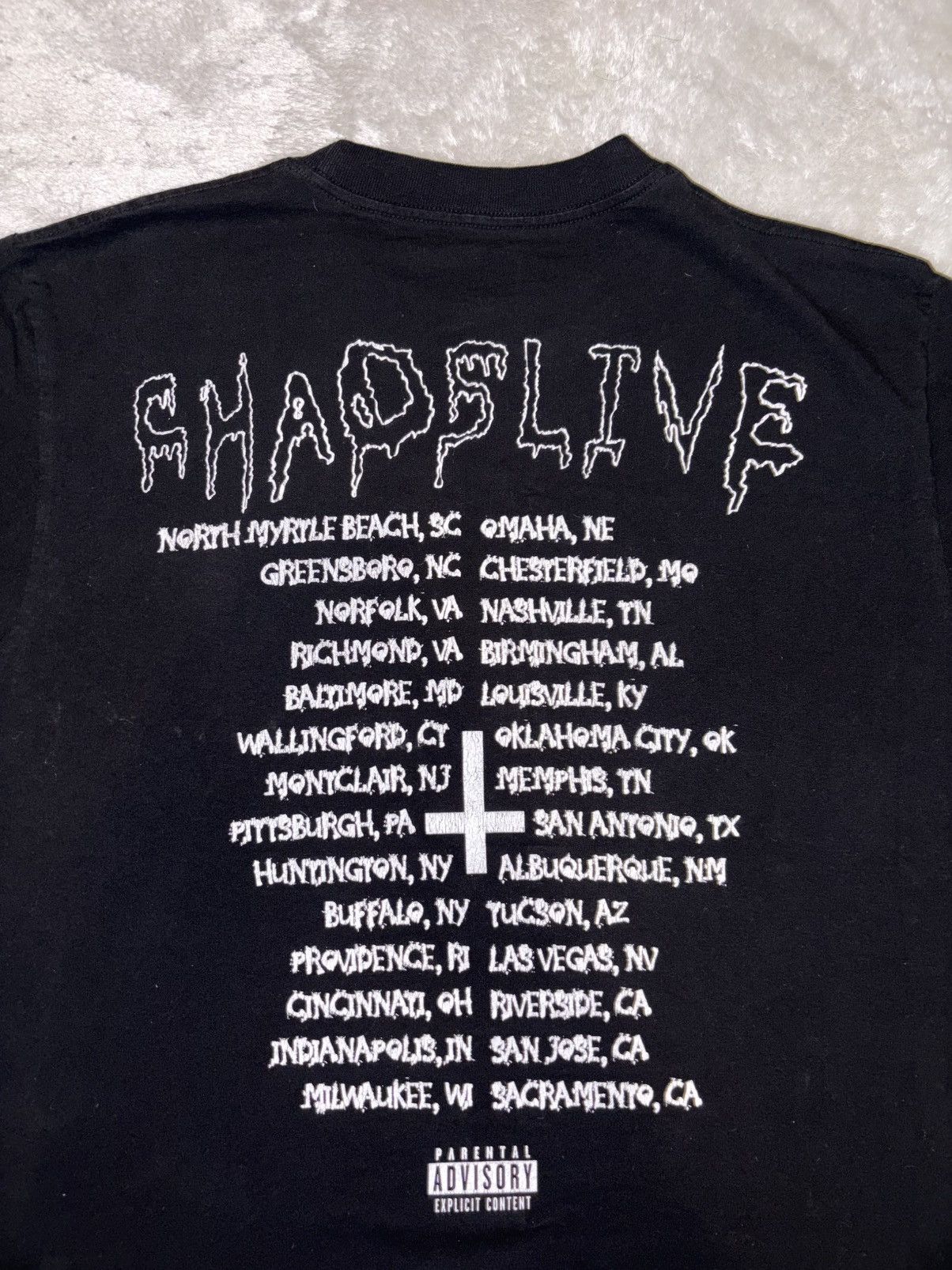 Ken Carson VERY RARE KEN CARSON A GREAT CHAOS TOUR CHAOS LIVE SHIRT Size US L / EU 52-54 / 3 - 4 Thumbnail