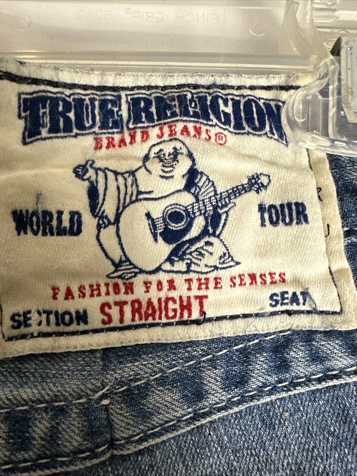 True Religion × Vintage True Religion Men's Straight Leg Denim Blue Jeans Size 38 Size US 38 / EU 54 - 5 Thumbnail