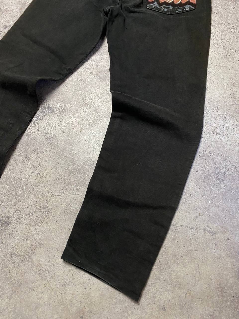 Calvin Klein × Vintage Crazy Custom Baggy Calvin Klein Pants Denim Distressed Y2K Size US 31 - 7 Thumbnail
