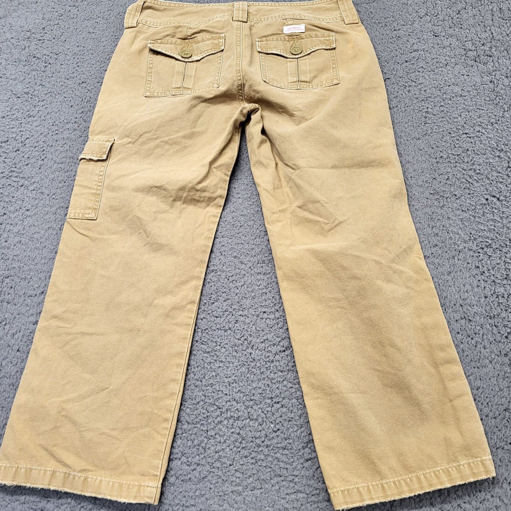 Abercrombie & Fitch Abercrombie & Fitch Cargo Pants Womens Size 2 Brown Canvas Capri Straight Relax Size 26" / US 2 / IT 38 - 3 Thumbnail