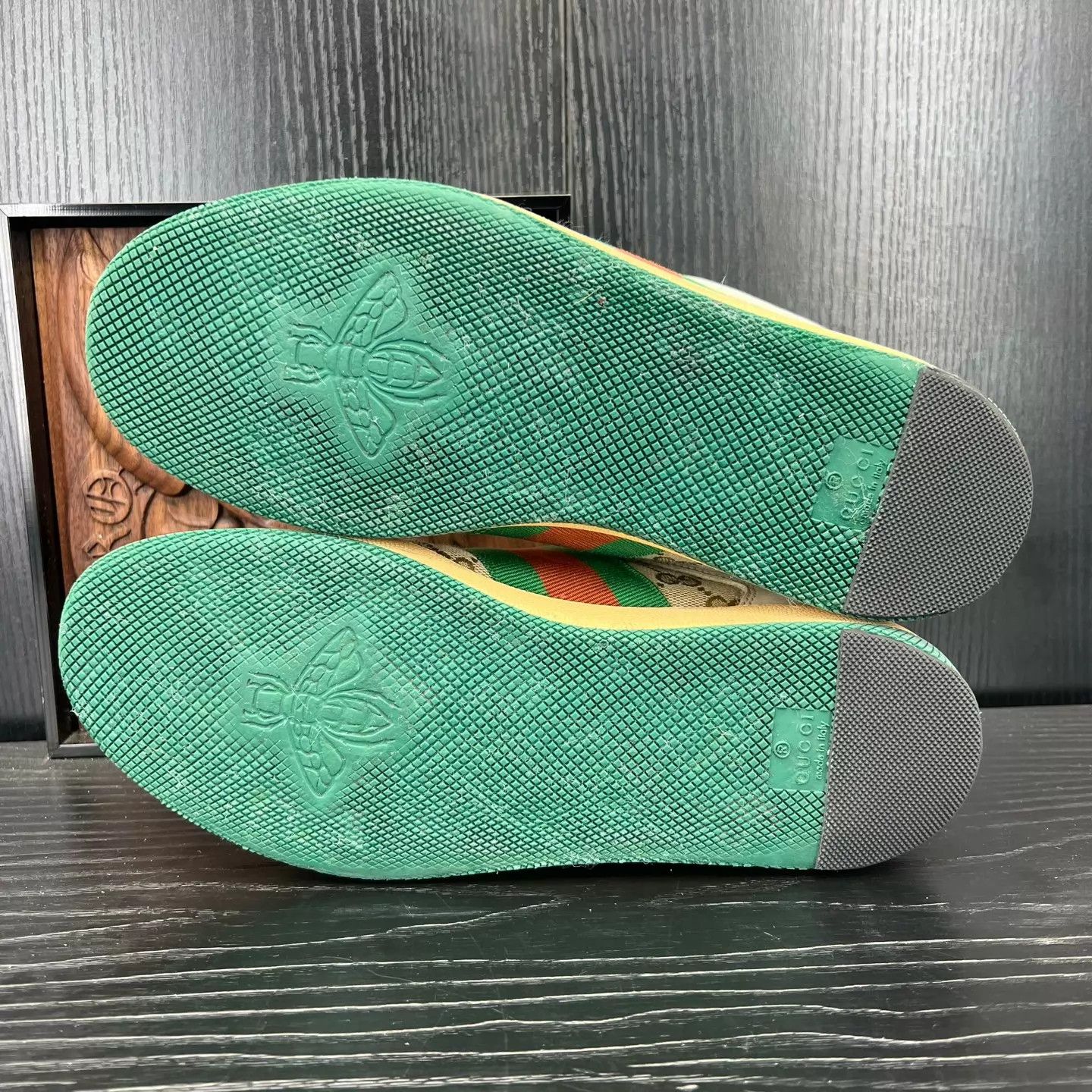 Gucci Gucci Gray Green Dirty Sneakers UK6 / 40 Size US 7 / EU 40 - 5 Thumbnail