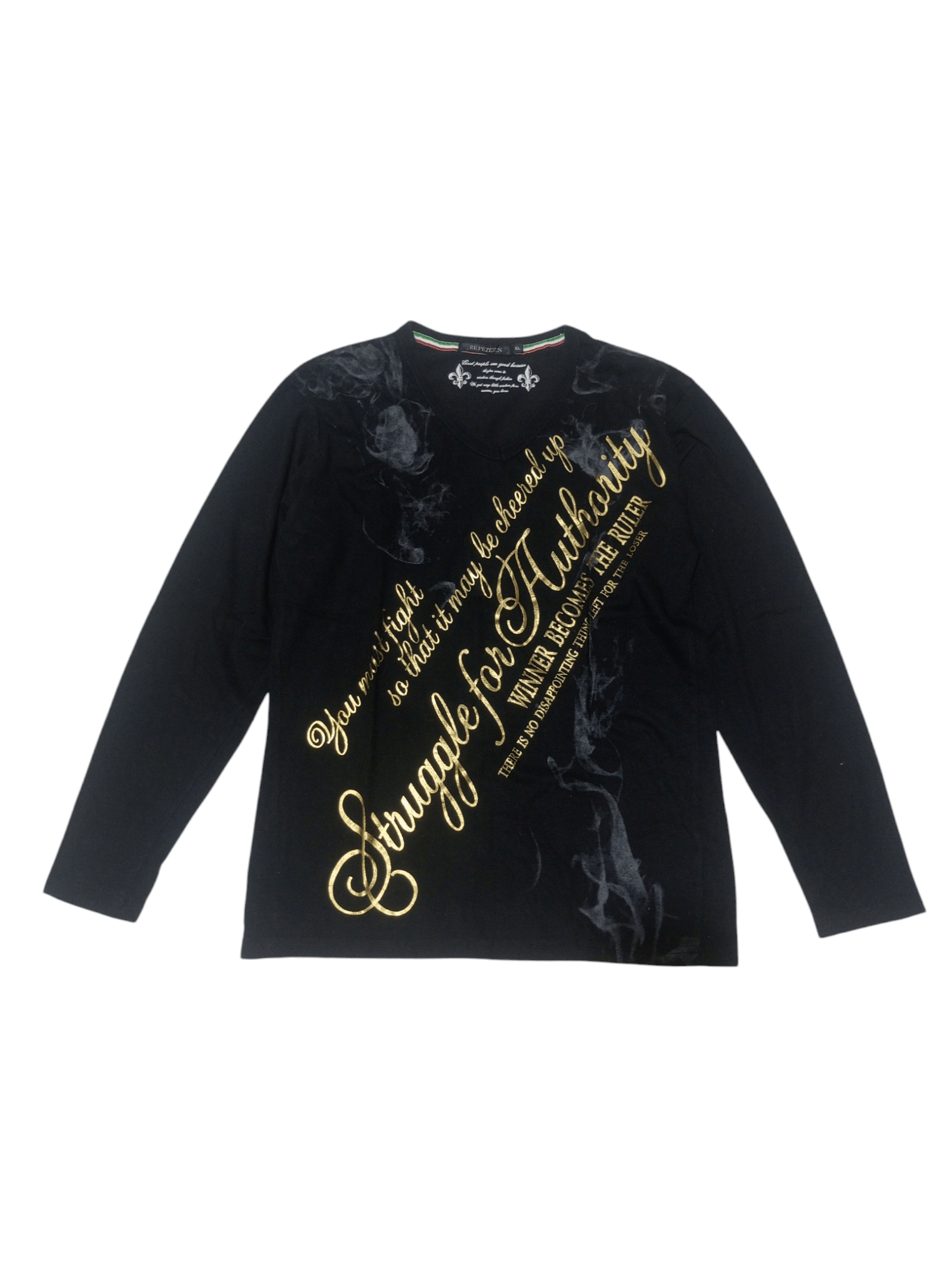 If Six Was Nine × Japanese Brand × Le Grande Bleu (L.G.B.) Vintage Repeeze:n poem smoky long sleeve t shirt Size US L / EU 52-54 / 3 - 1 Thumbnail