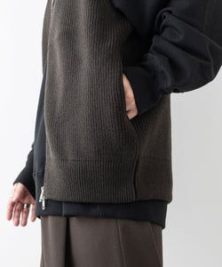 Stein stein - OVERSIZED DRIVERS KNIT ZIP VEST Size US M / EU 48-50 / 2 - 7 Thumbnail