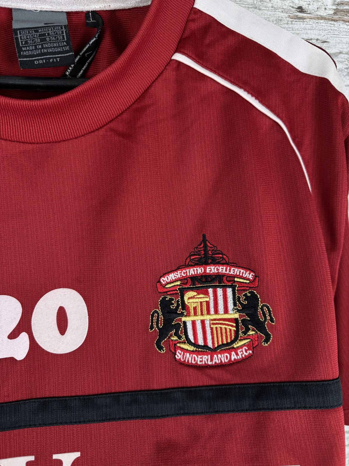 Nike × Vintage Mens Vintage Nike Sunderland A.F.C. Soccer jersey T-shirt Size US XL / EU 56 / 4 - 7 Thumbnail