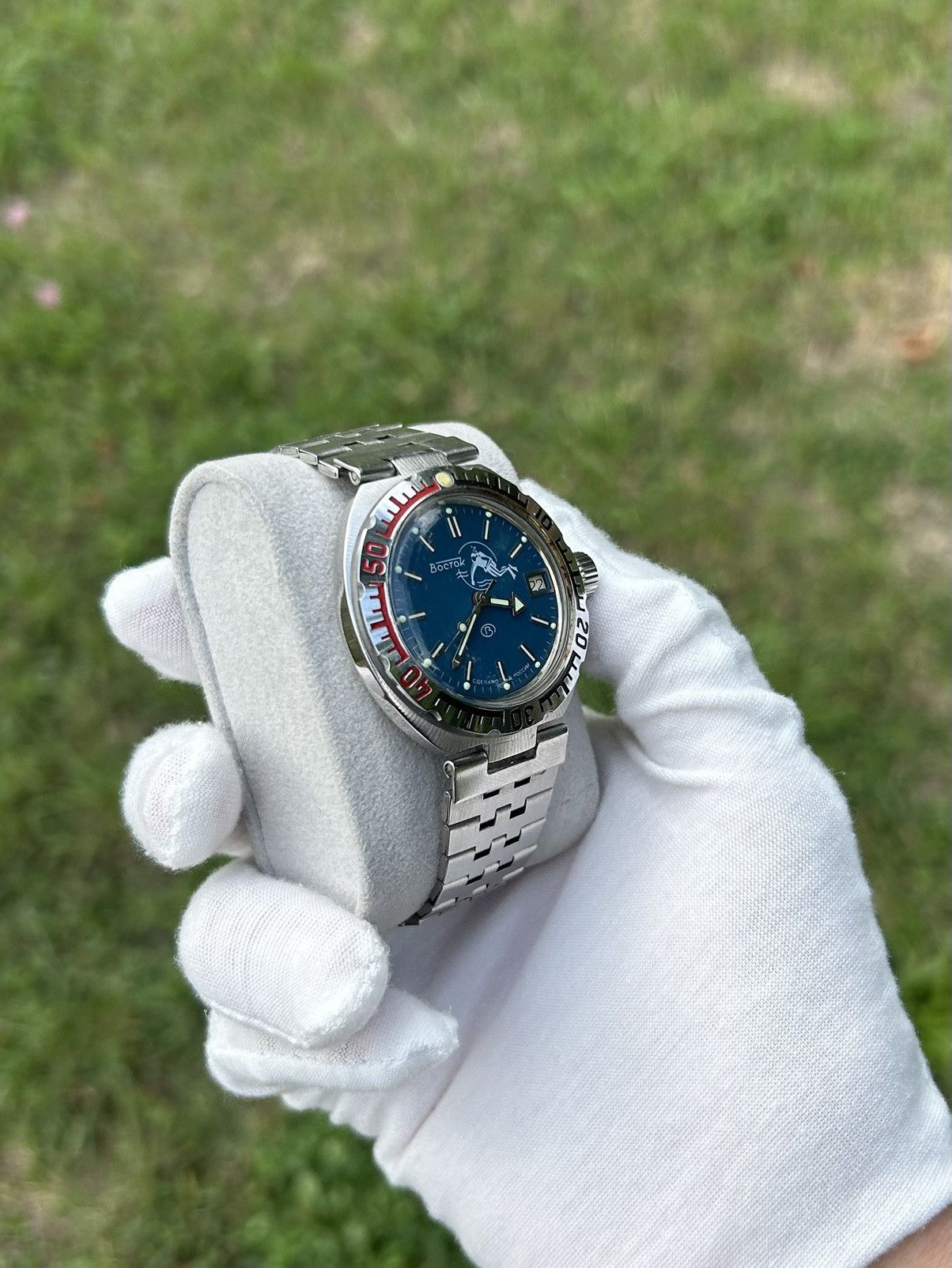 Vintage Vintage Watch Vostok Amphibia Automatic Diver 1990s Size ONE SIZE - 6 Thumbnail