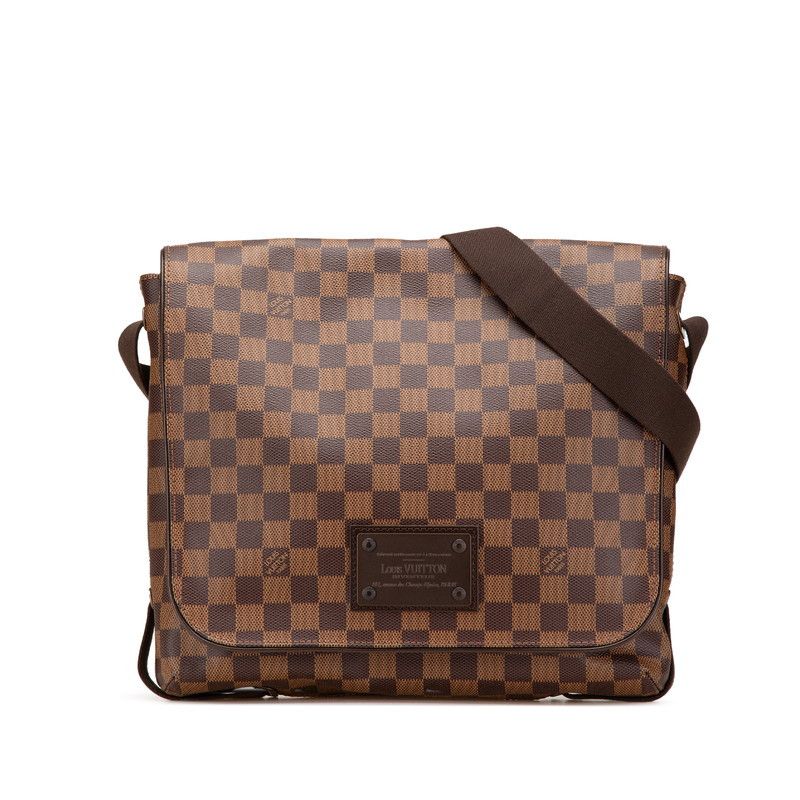 Louis Vuitton Louis Vuitton Brooklyn Mm Damier Shoulder Bag Canvas Crossbody Bag N51211 in Brown, Women's