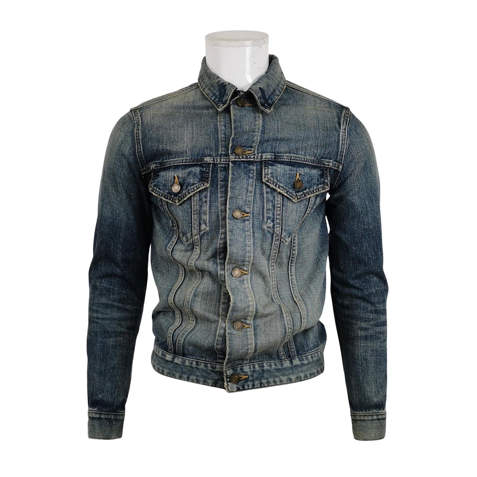 Saint Laurent Paris Saint Laurent Shark Patch Denim Jacket M Size US M / EU 48-50 / 2 - 1 Thumbnail