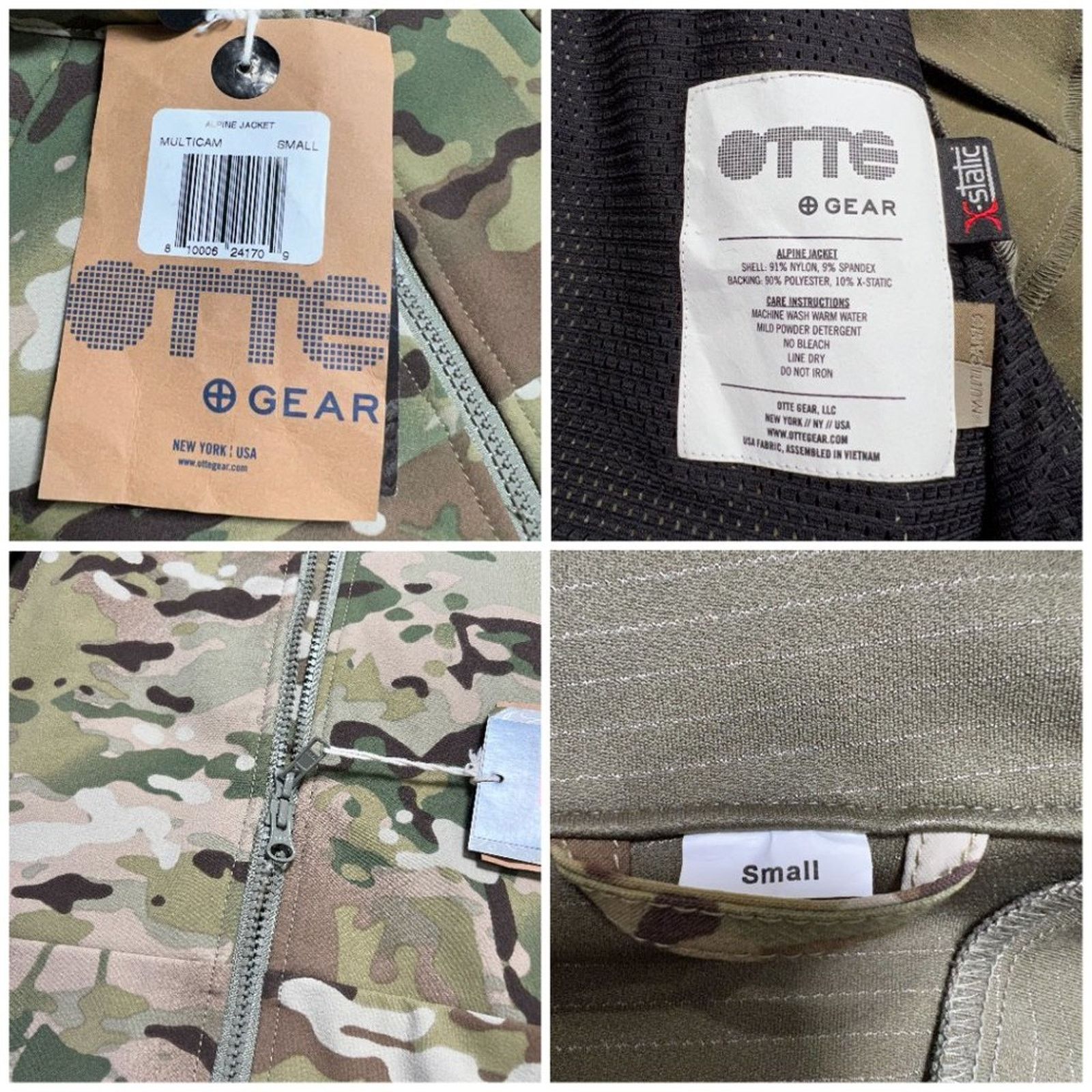 Other OTTE Gear Alpine Jacket S MultiCam Tactical Hooded Shell NWT Size US S / EU 44-46 / 1 - 5 Thumbnail