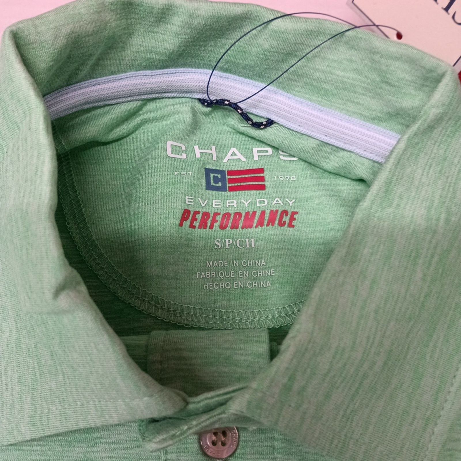 Chaps Chaps Polo Shirt Men's Size S Small Jade Moisture Wicking Size US S / EU 44-46 / 1 - 4 Thumbnail