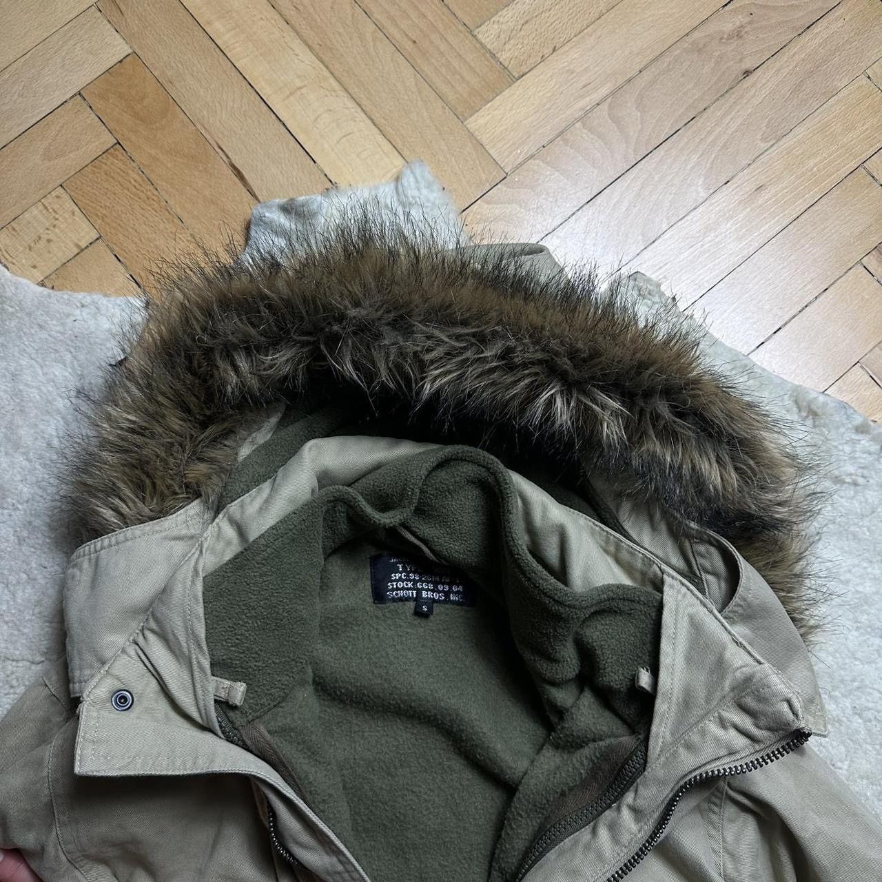 Schott × Vintage Vintage 90s Schott military parka jacket Size US M / EU 48-50 / 2 - 6 Thumbnail