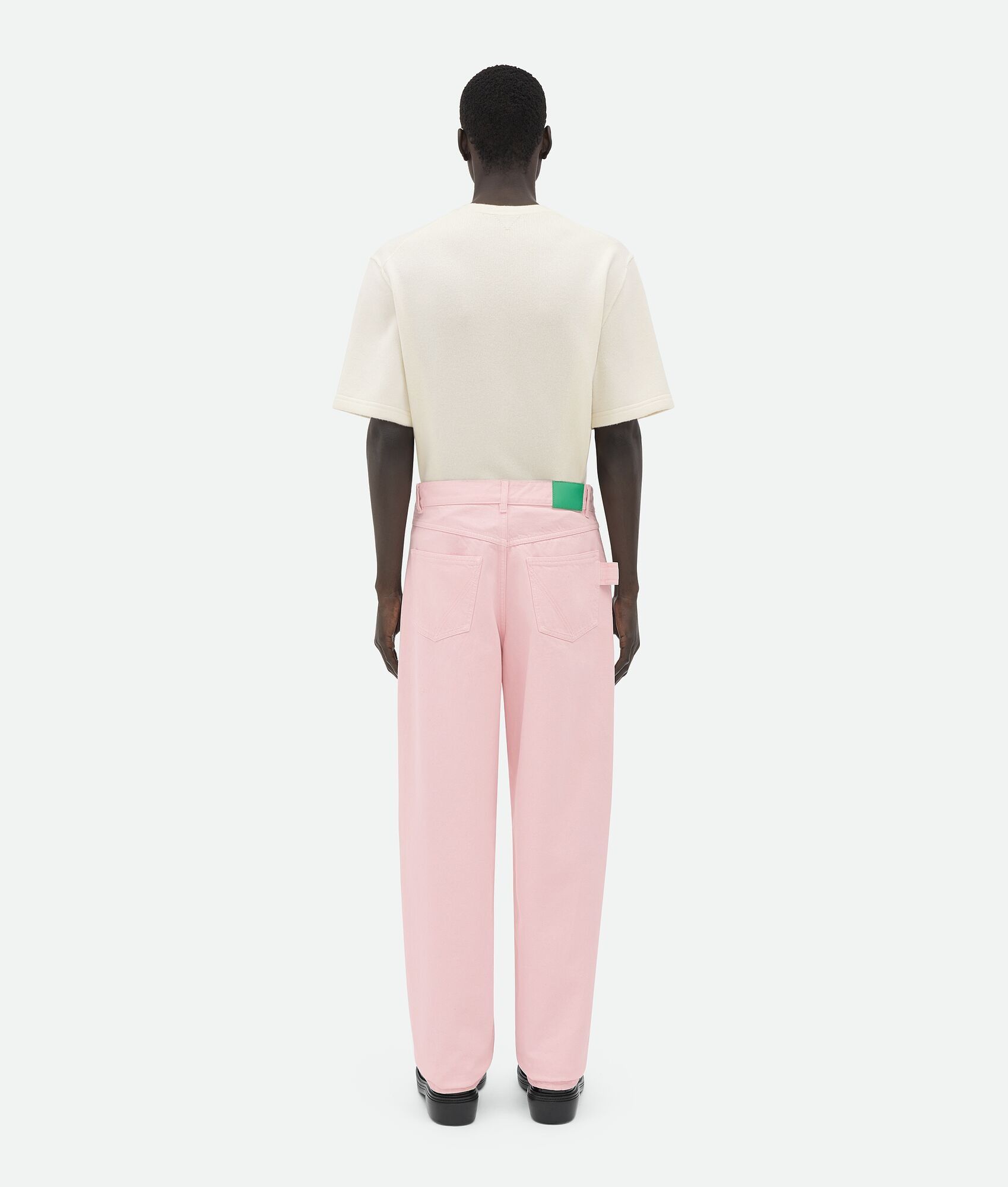 Bottega Veneta o1bcso1str0925 Wash Wide Leg Denim in Pink Size US 30 / EU 46 - 3 Thumbnail