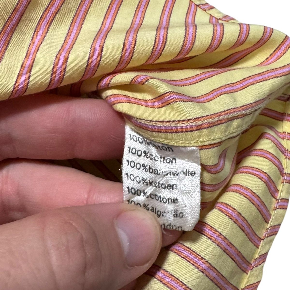 Lacoste Lacoste Striped Pocket Alligator Button Down Shirt Men’s 42 Size US L / EU 52-54 / 3 - 5 Thumbnail