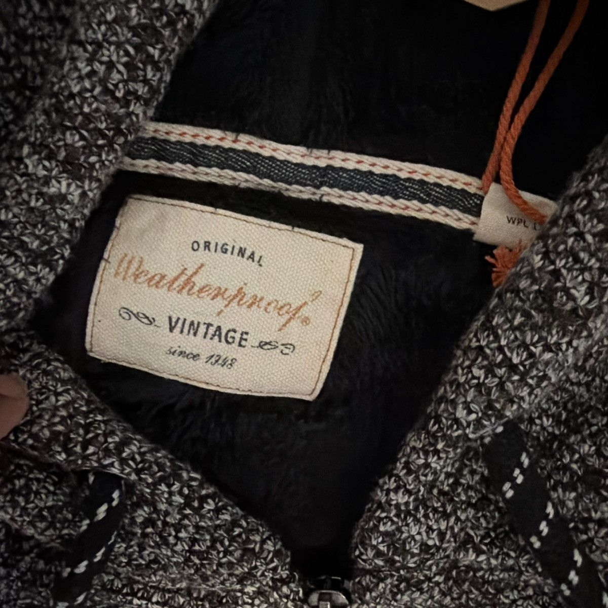 Weatherproof Weatherproof vintage brown tweed hoodie Size US XL / EU 56 / 4 - 4 Thumbnail