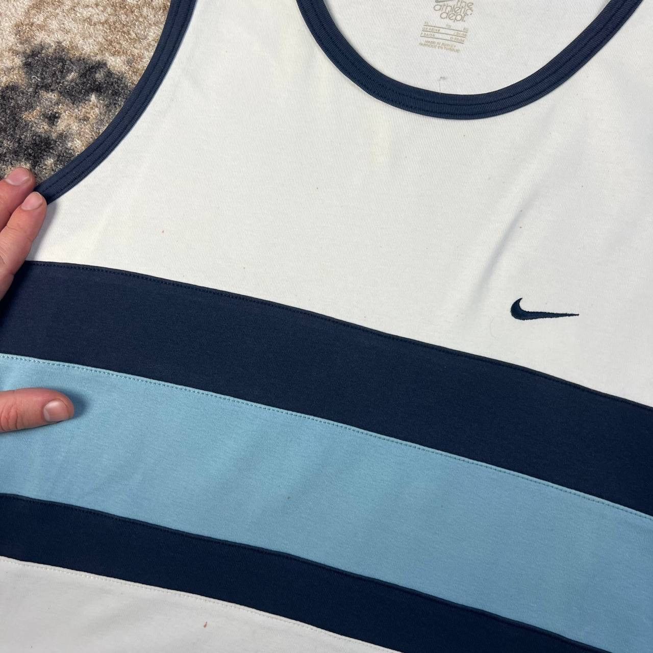 Nike Nike Vintage Y2K Swoosh Tank Top Streetwear Style Size US XL / EU 56 / 4 - 7 Thumbnail
