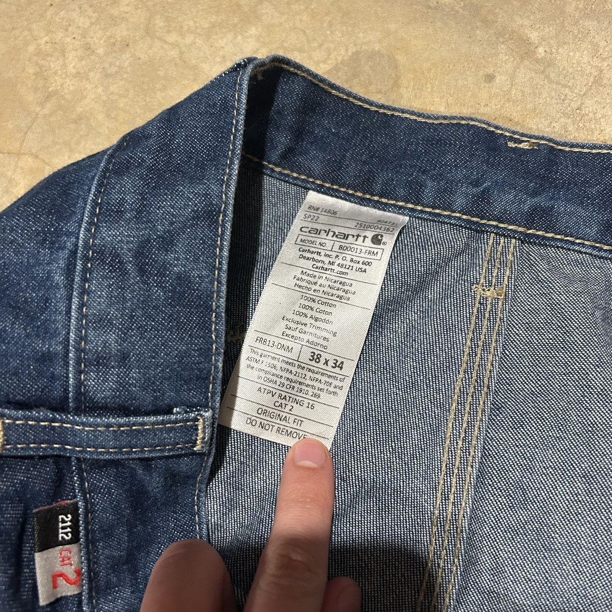 Carhartt × Vintage Essential Vintage Y2K Carhartt Baggy Carpenter Work Jeans Size US 37 - 8 Thumbnail