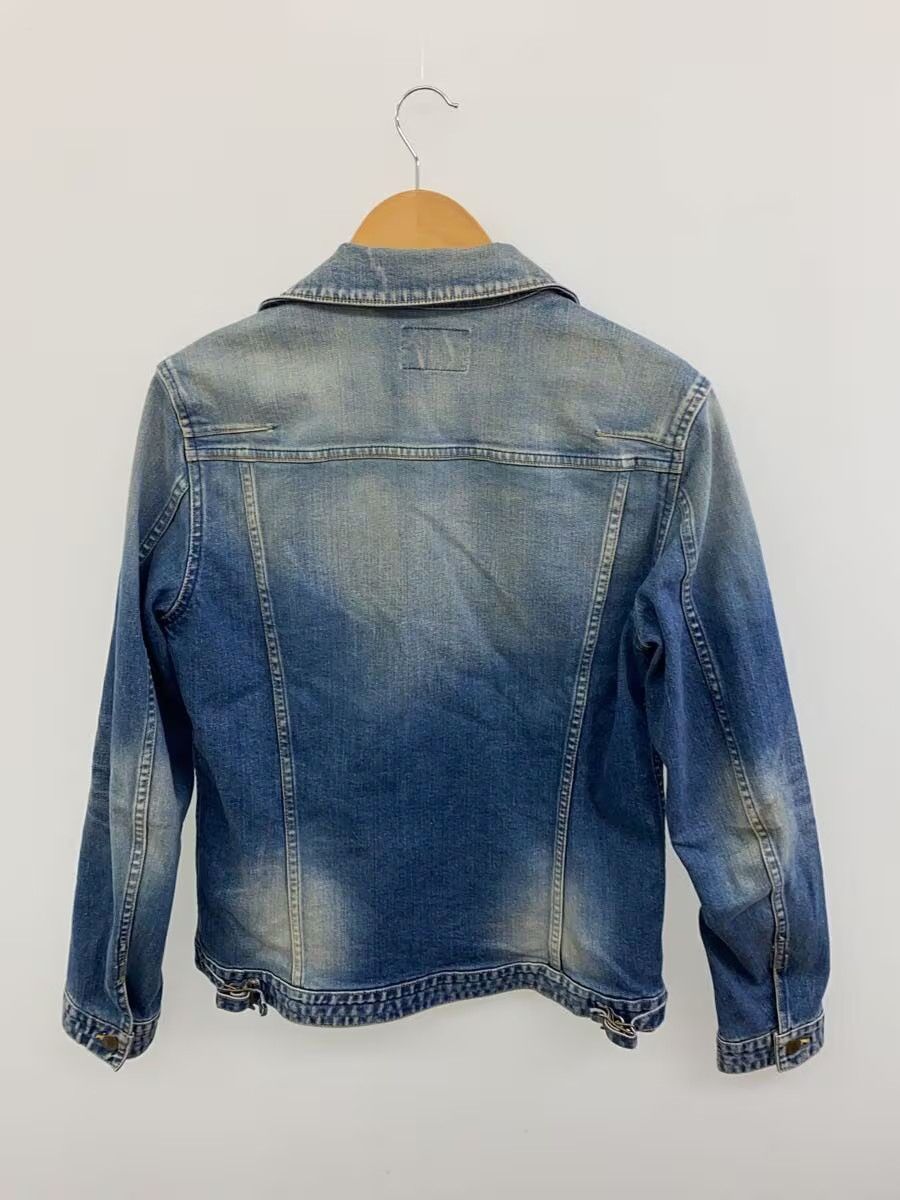 Number (N)ine Aged Zip Denim Jacket Size US XL / EU 56 / 4 - 2 Thumbnail