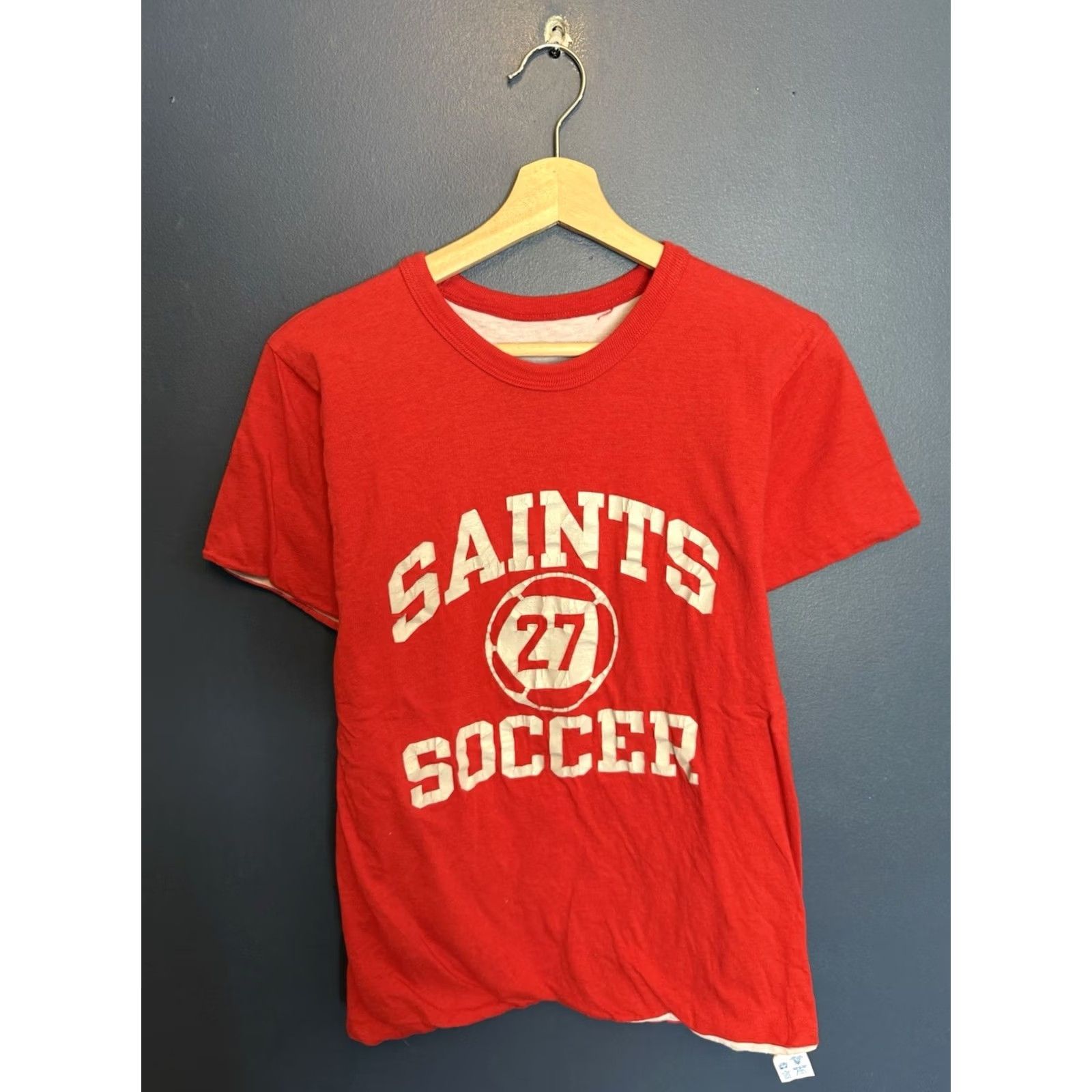 Champion VINTAGE Champion Reversible Red Tee Shirt Size M 80s Mens Shirt Size US M / EU 48-50 / 2 - 3 Thumbnail