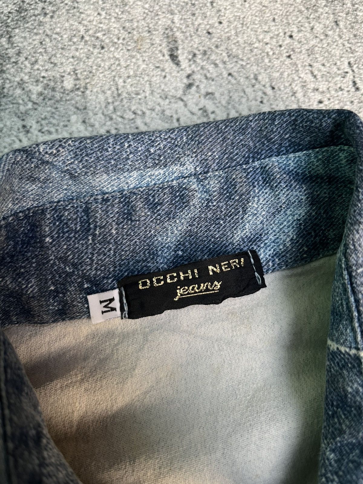 Other Y2K VINTAGE GOTHIC DENIM JACKET BY OCCHI NERI Size M / US 6-8 / IT 42-44 - 6 Thumbnail