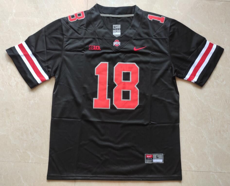 Other Men’s Ohio State Jersey - Marvin Harrison Jr. - #18 Black Size US XL / EU 56 / 4 - 2 Thumbnail