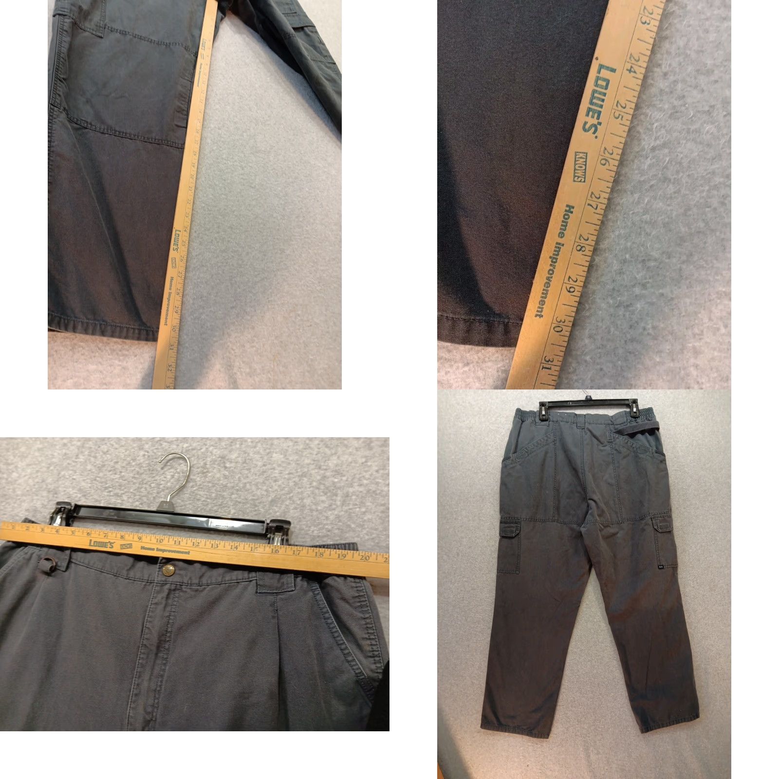 Vintage VINTAGE 511 Tactical Pants Men 42x32 Black Cargo Pants 5.11 Tactical 42 Regular Canvas Cotton Cargo Pocket Straight Leg GUC Size US 42 / EU 58 - 9 Thumbnail