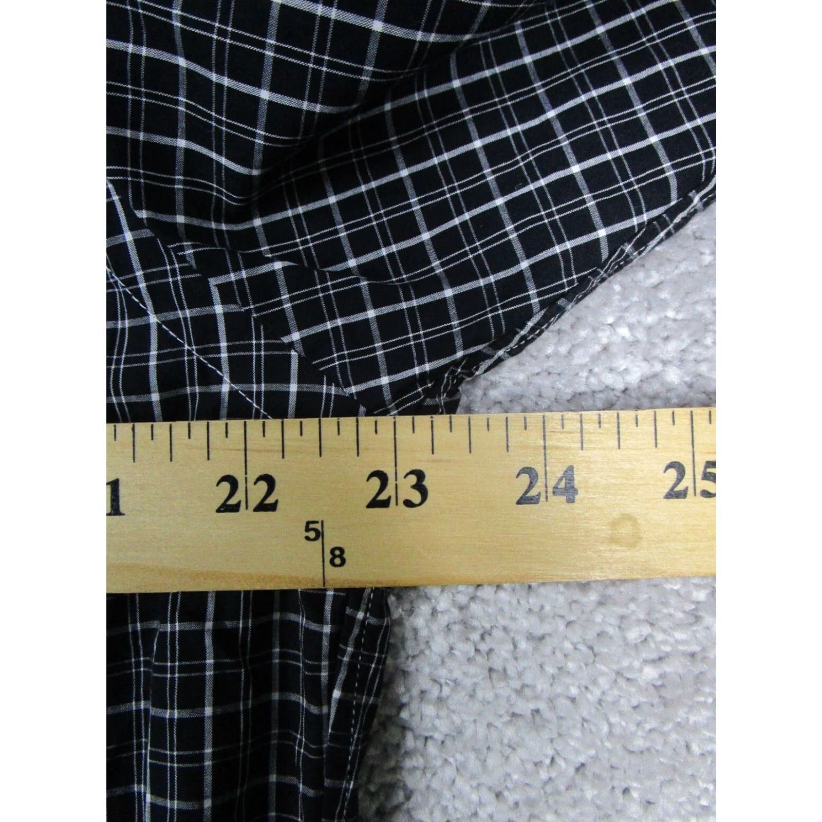 Ralph Lauren Ralph Lauren Shirt Mens Large Black White Cotton Button Up - Button-Up, Collared, Long Sleeve, Multi Color, Lauren Ralph Lauren, Men, Size L Size US L / EU 52-54 / 3 - 6 Thumbnail
