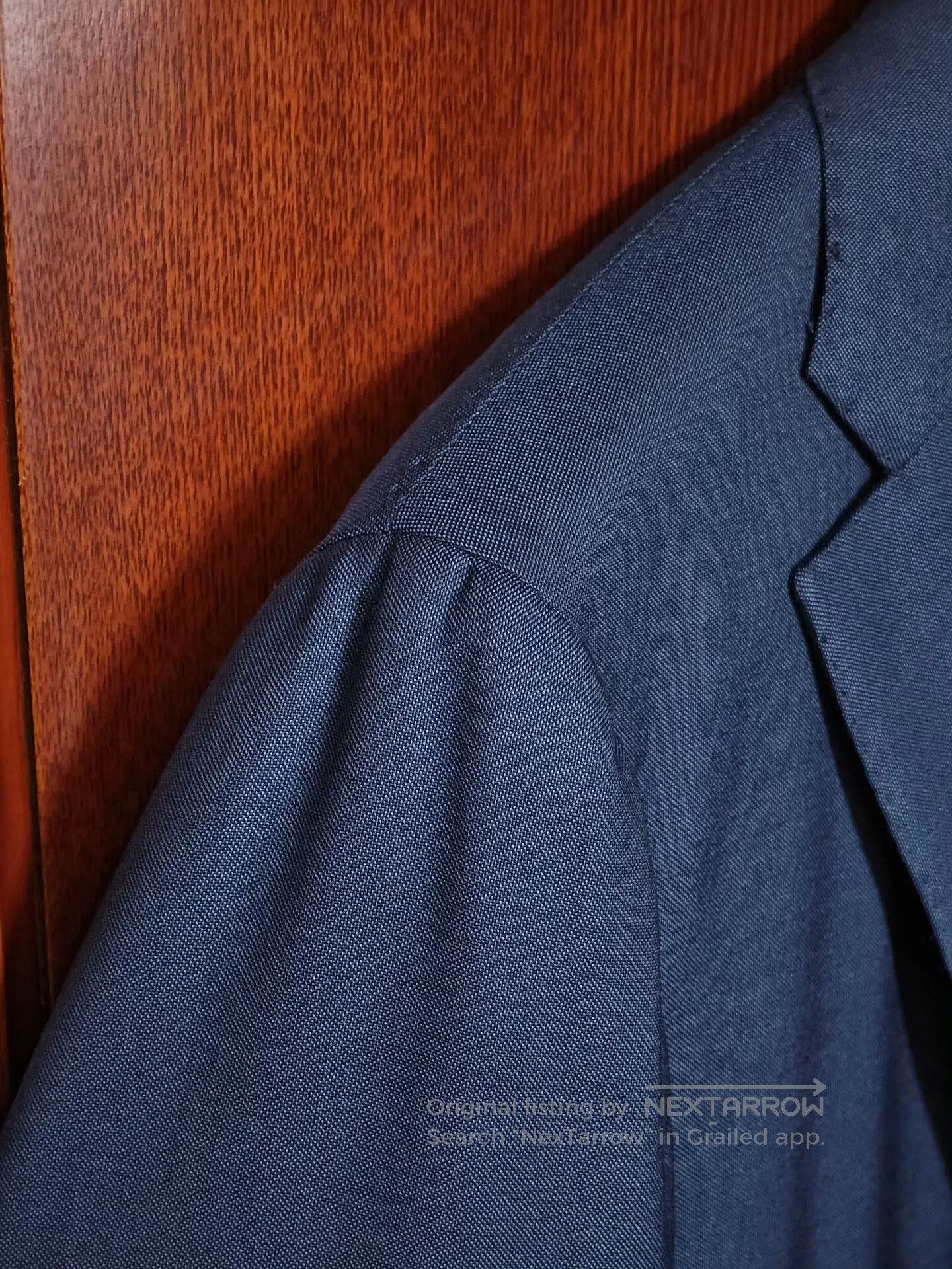 Ring Jacket Navy Wool Silk Blend Suit Jacket. Size US M / EU 48-50 / 2 - 3 Thumbnail
