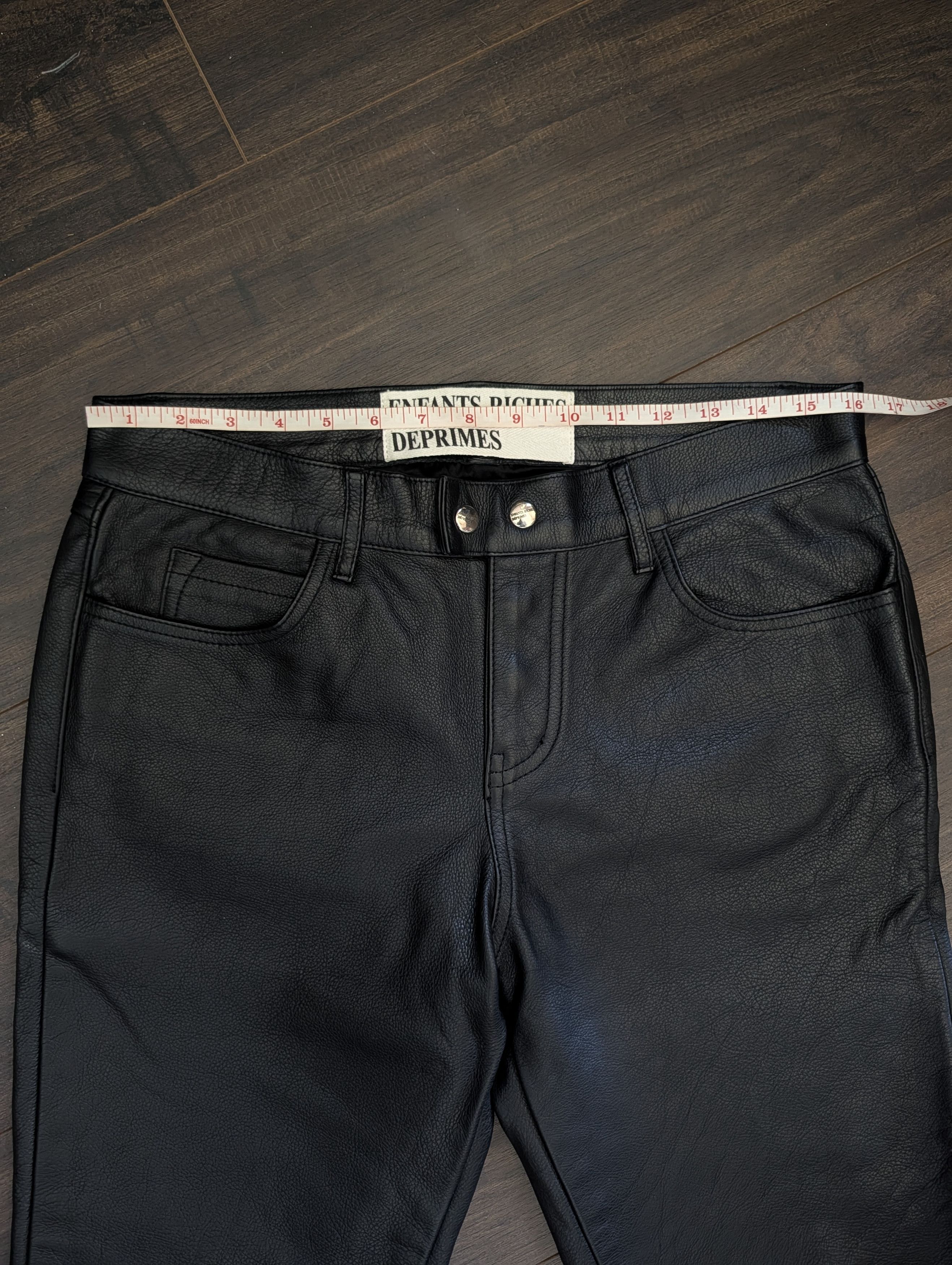 Enfants Riches Deprimes FIRST SEASON 100% leather silk lined black pants 33 Size US 33 - 14 Thumbnail
