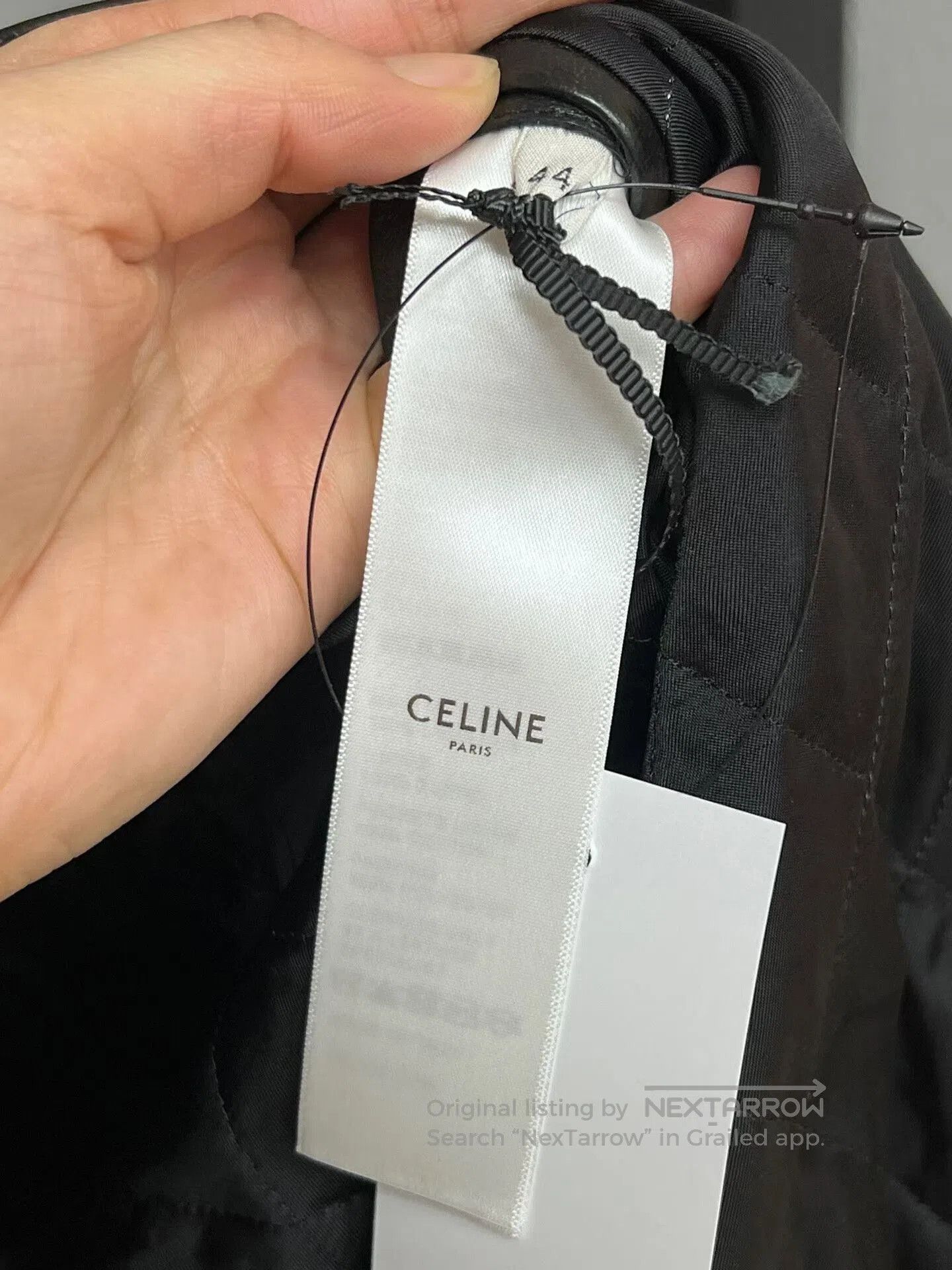 Celine celine black lambskin logo hoodie jacket. Size US L / EU 52-54 / 3 - 4 Thumbnail
